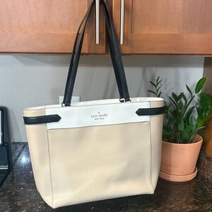 Kate Spade Black and Cream Tote